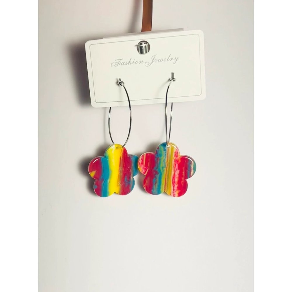 Rainbow color Earring